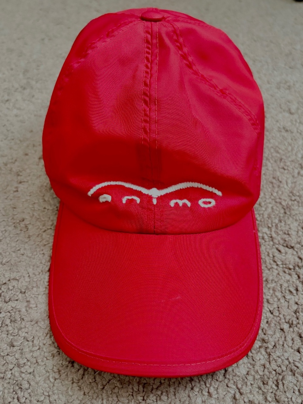 Animo Italia Equestrian Luxe Riding Hat Red Stitch Luxury Cap Sz L Made in Italy